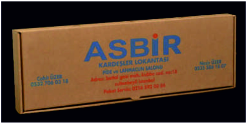 ÖZEL FİRMA BASKILI PİDE KUTUSU